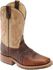 Double H Men's Ice Saddle Western Boots - Square Toe, Bison, hi-res