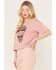 Ariat Women's Buffalo Rising Short Sleeve Graphic Tee, Pink, hi-res