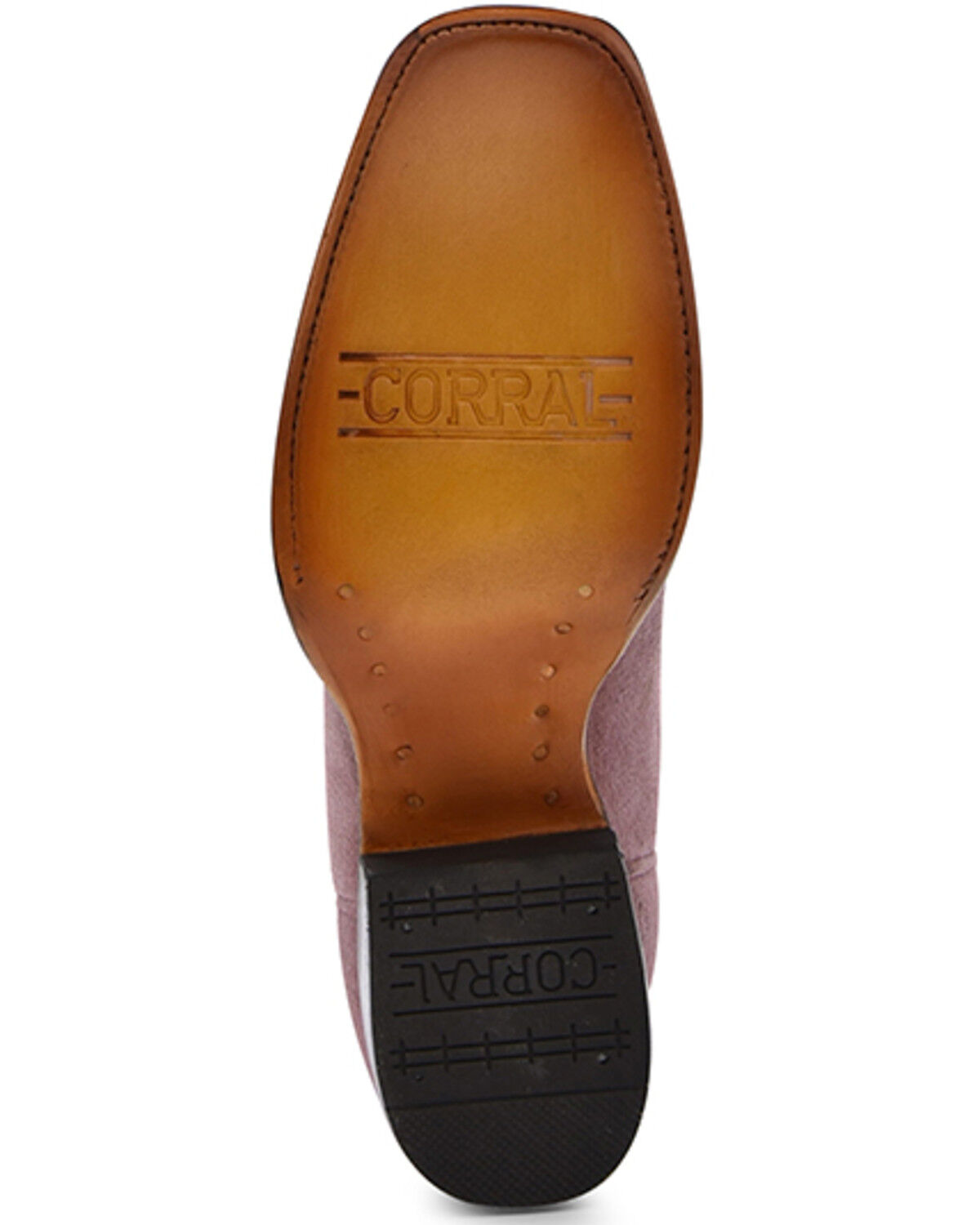 Image #5 - Corral Girls' Suede Western Boots - Square Toe, Lavender, hi-res