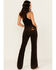 Image #3 - Wrangler Women's Mole Corduroy Westward Mid Rise Bootcut Stretch Denim Jeans, Brown, hi-res