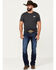Image #1 - Cinch Men's Ian Dark Wash Slim Bootcut Performance Stretch Denim Jeans, , hi-res