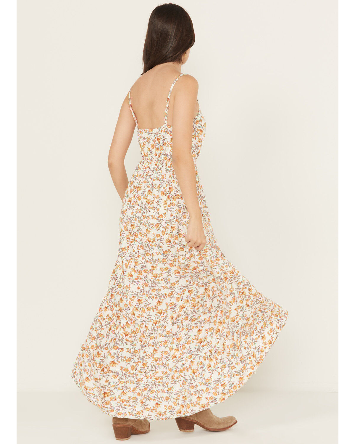 Image #4 - Idyllwind Women's Sugarland Printed High-Low Maxi Dress, Ivory, hi-res