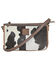Image #1 - STS Ranchwear by Carroll Women's Cowhide Claire Crossbody Bag, Black/white, hi-res