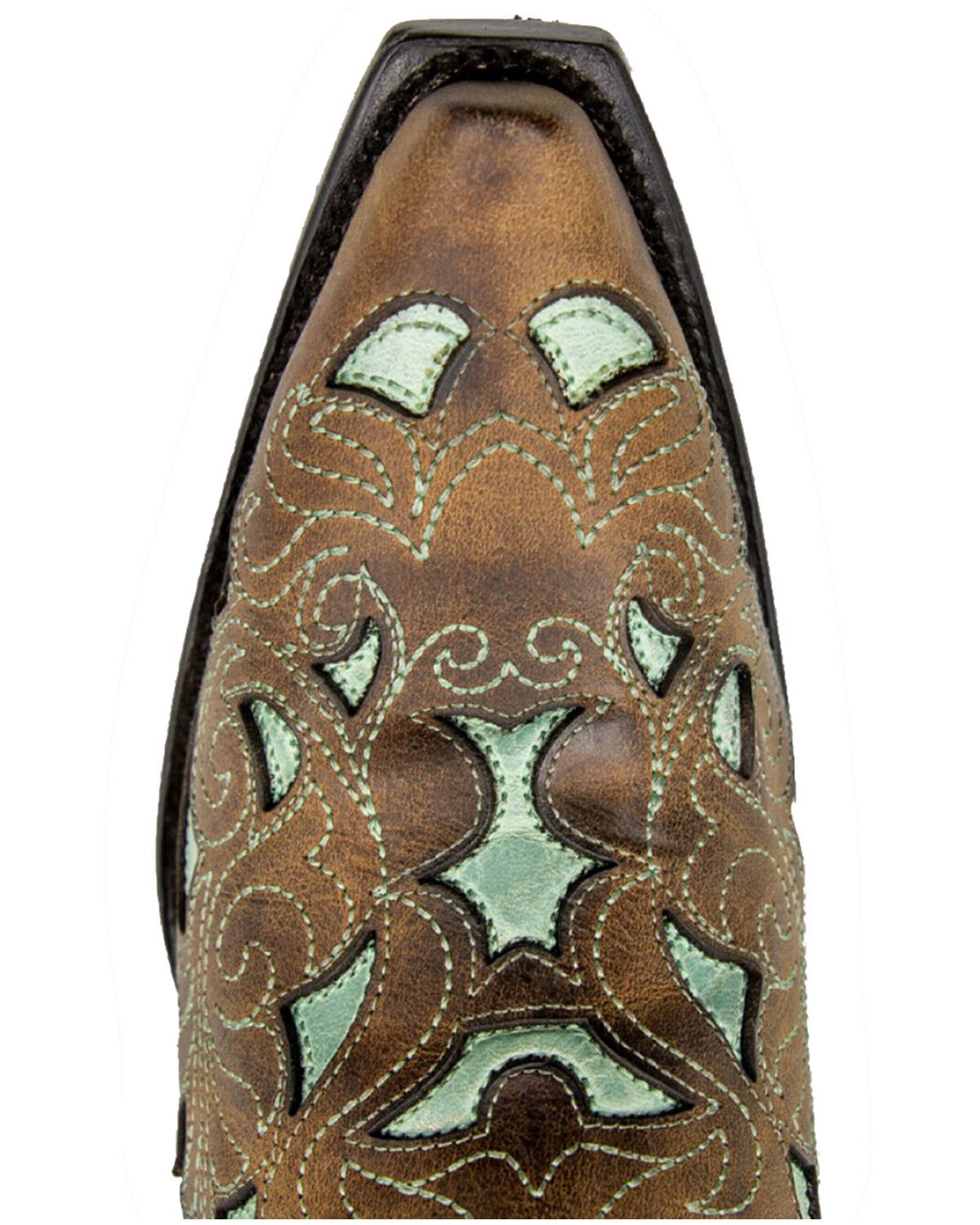 Image #2 - Black Star Women's Gruene Western Boots - Snip Toe, Brown, hi-res