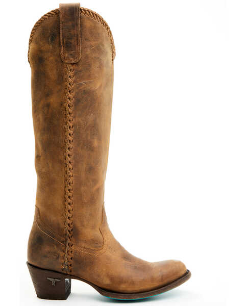 Image #2 - Lane Women's Plain Jane Western Boots - Round Toe , Brown, hi-res