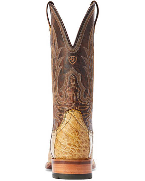 Image #3 - Ariat Men's Gunslinger Caiman Belly Exotic Western Boots - Broad Square Toe , Beige/khaki, hi-res