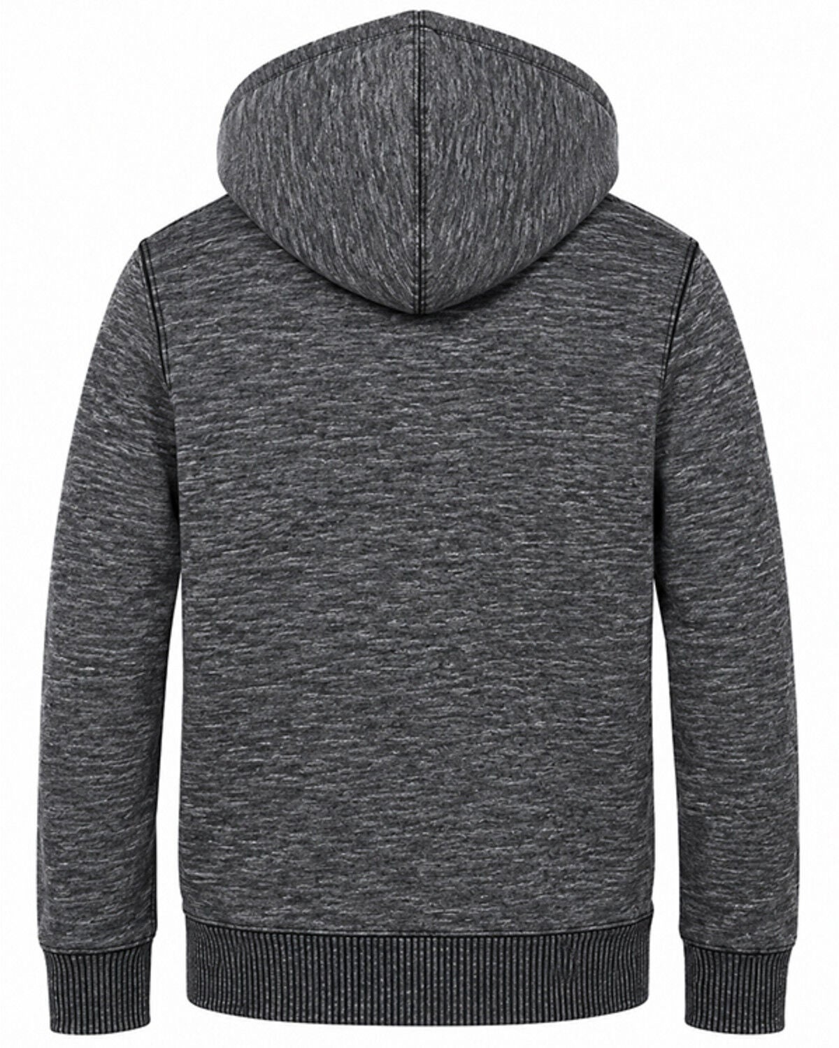 Image #2 - Wrangler Toddler Boys' Logo Hooded Sweatshirt, Grey, hi-res