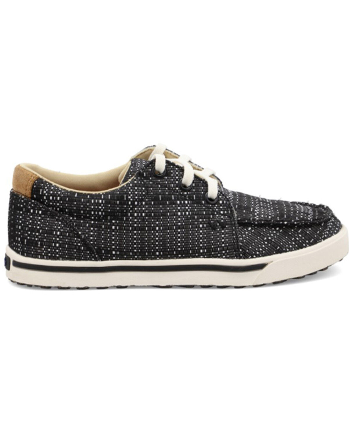 Image #2 - Wrangler Footwear Youth Classic Low Top Shoe, Black/white, hi-res