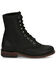 Image #2 - Justin Women's McKean Lace-Up Boots - Round Toe, Black, hi-res