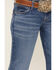 Image #4 - Wrangler Retro Women's Ella Medium Wash Low Rise Bootcut Stretch Denim Jeans, Medium Wash, hi-res