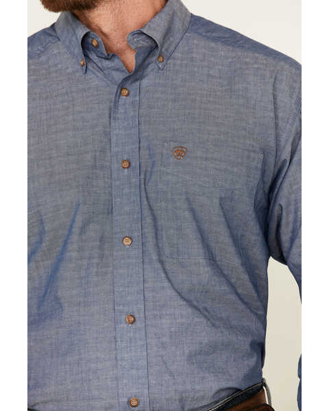 Image #3 - Ariat Men's Thomas Small Diamond Geo Print Long Sleeve Western Shirt , , hi-res