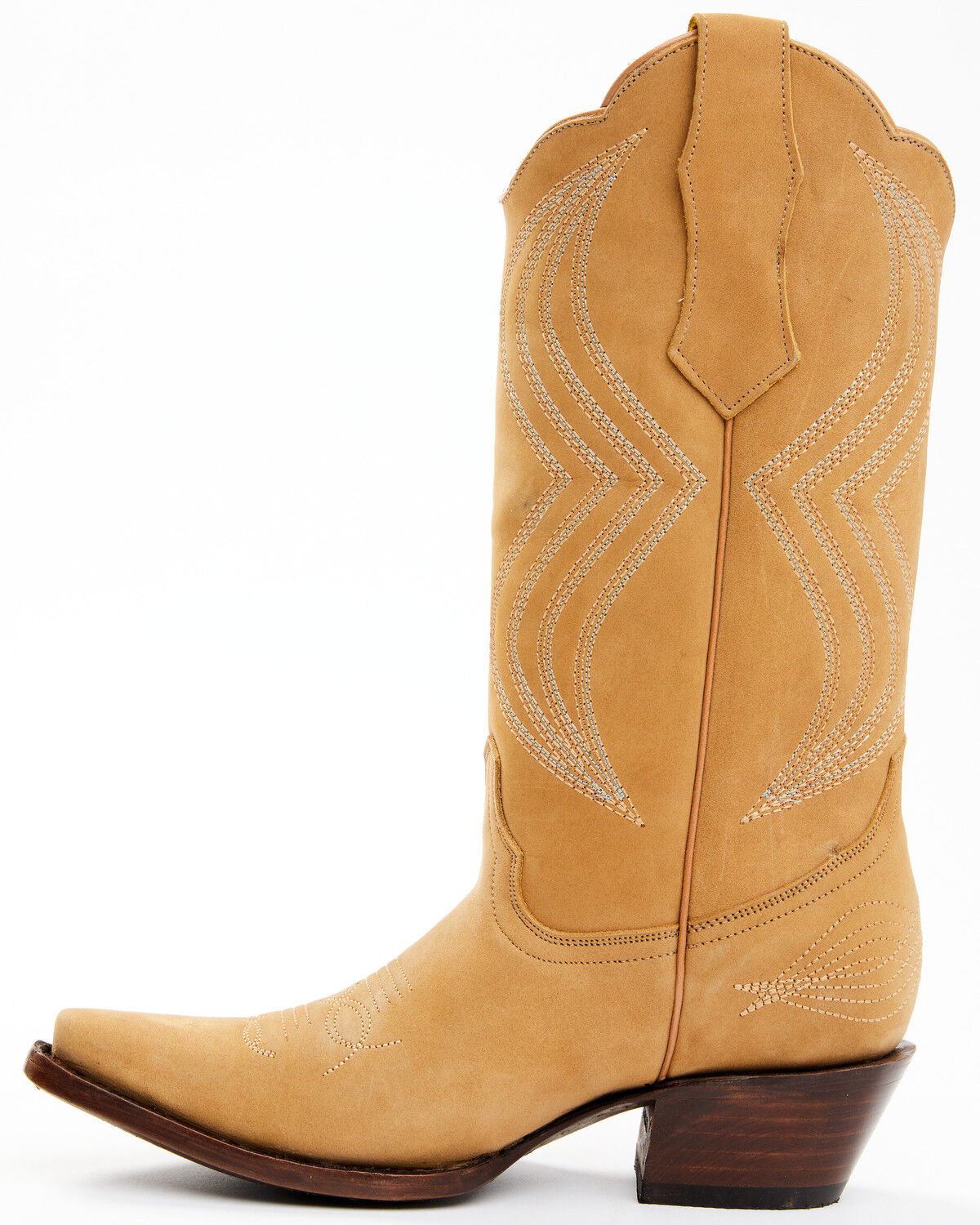 Image #3 - Planet Cowboy Women's Classic Sandy Western Boots - Snip Toe, Sand, hi-res