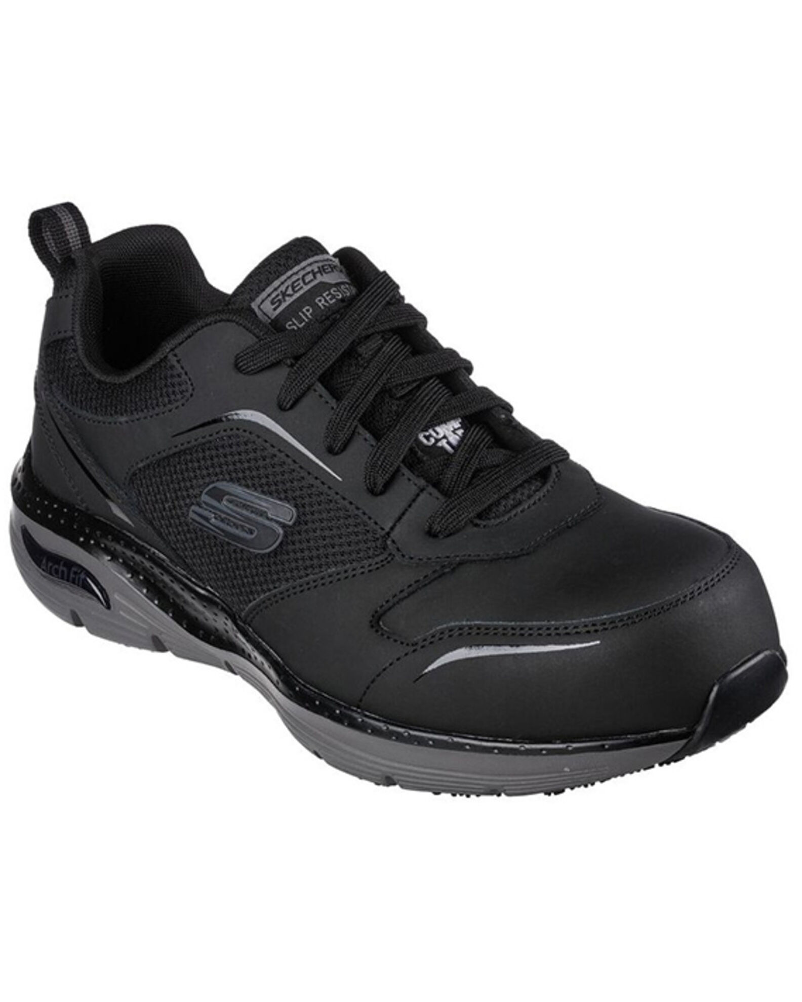 Skechers Men s Arch Fit Lace Up Athletic Work Shoe Composite Toe Sheplers