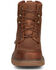 Image #4 - Justin Men's Rush Waterproof 6" Lace-Up Wedge Work Boots - Composite Toe, Brown, hi-res