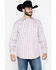 Image #5 - Stetson Men's Small Plaid Print Snap Long Sleeve Western Shirt, , hi-res