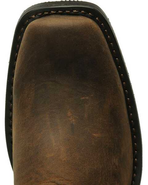 Image #7 - Durango Women's Harness Western Boots - Square Toe, Brown, hi-res