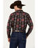 Image #4 - RANK 45® Men's Great Fall Southwestern Print Long Sleeve Button-Down Western Shirt - Tall, Black, hi-res