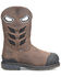 Image #2 - Phantom Rider Men's 11" Crater Waterproof Internal MetGuard Wellington Work Boots - Composite Toe, Brown, hi-res