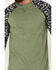 Image #3 - Cody James Men's FR Color Block Baseball Work T-Shirt, Olive, hi-res