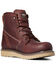 Ariat Men's Rusted Copper Rebar Wedge 6" H20 Soft Work Boot - Round Toe , Brown, hi-res