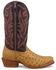 Image #2 - Twisted X Men's 13" Reserve Exotic Full-Quill Ostrich Western Boots - Square Toe , Honey, hi-res