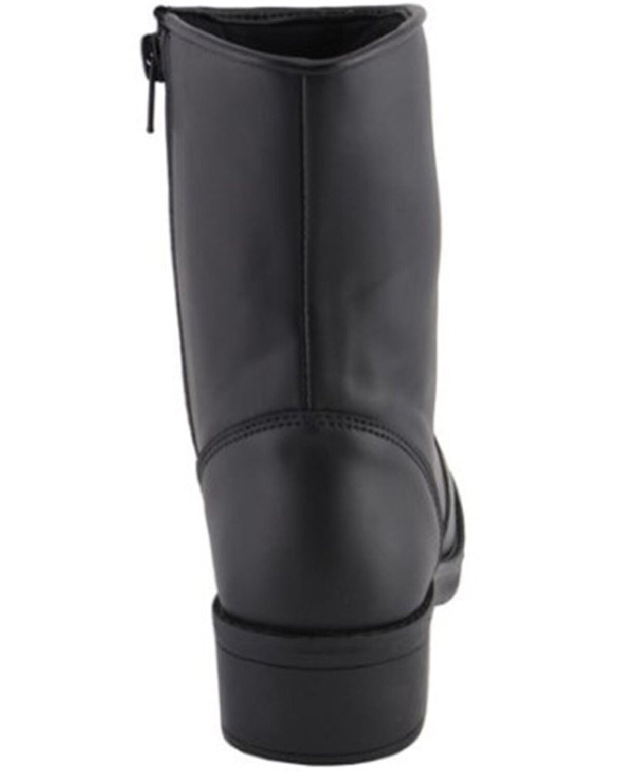 Image #5 - Milwaukee Leather Women's Super Clean Riding Boots - Round Toe, Black, hi-res