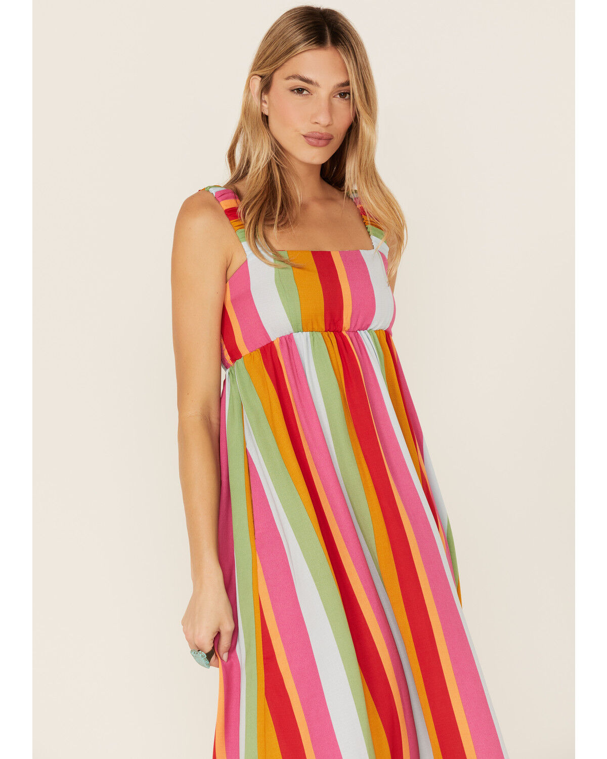 Image #2 - Show Me Your Mumu Women's Multi Fling Midi Dress, Multi, hi-res