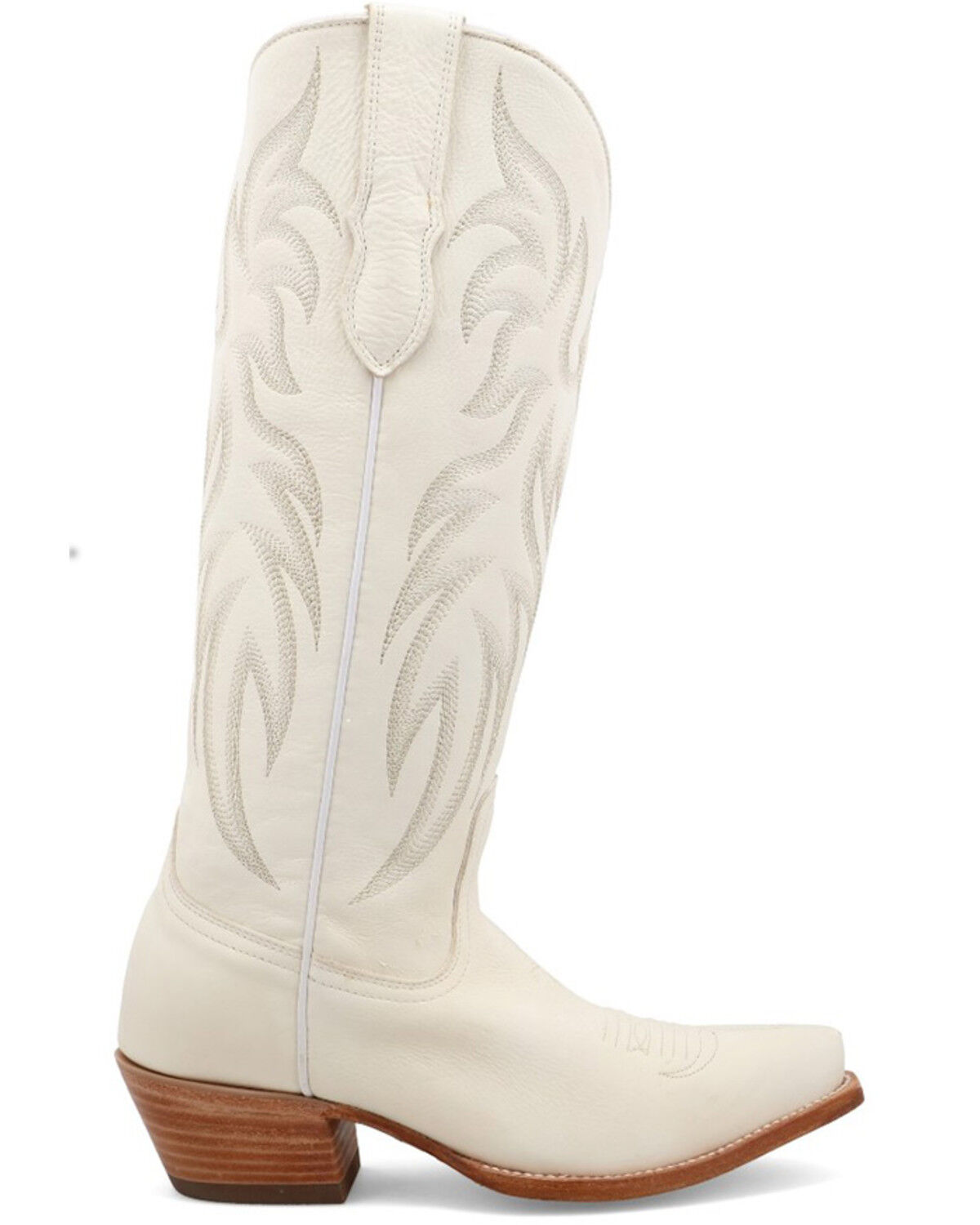 Image #2 - Black Star Women's Pearl Tall Western Boots - Snip Toe, White, hi-res