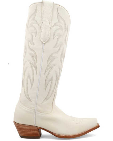 Image #2 - Black Star Women's Pearl Tall Western Boots - Snip Toe , White, hi-res