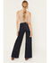 Image #3 - Levi's Women's Darkest Sky Dark Wash Mid Rise Shaping Wide Leg Stretch Denim Jeans, Dark Wash, hi-res