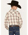 Image #4 - Cody James Boys' Plaid Print Long Sleeve Western Snap Flannel Shirt, Cream, hi-res