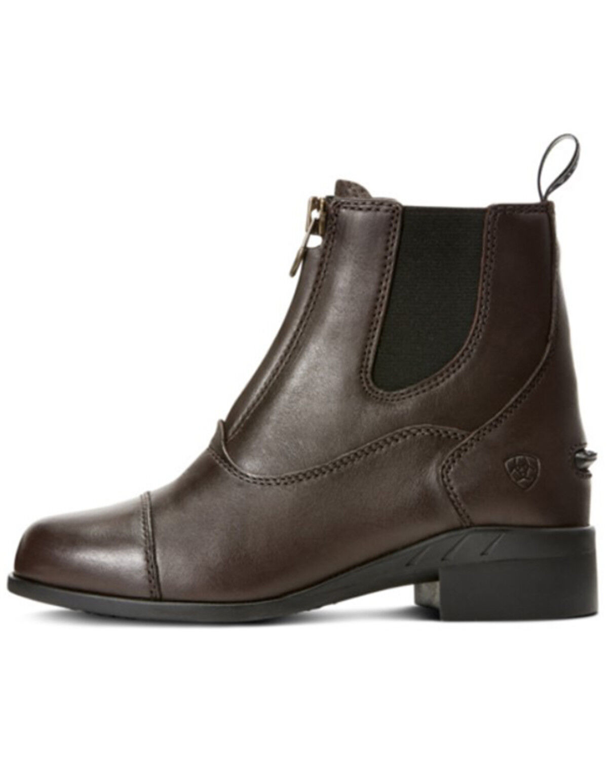 Image #2 - Ariat Girls' Devon IV Paddock Riding Boots - Round Toe, Lt Brown, hi-res