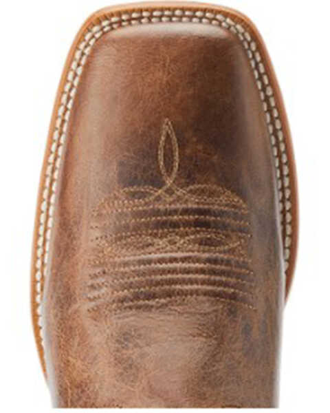 Image #4 - Ariat Men's Wiley Western Boots - Broad Square Toe, Brown, hi-res
