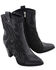 Image #10 - Milwaukee Leather Women's Studded Overlay Western Boots - Round Toe, Black, hi-res
