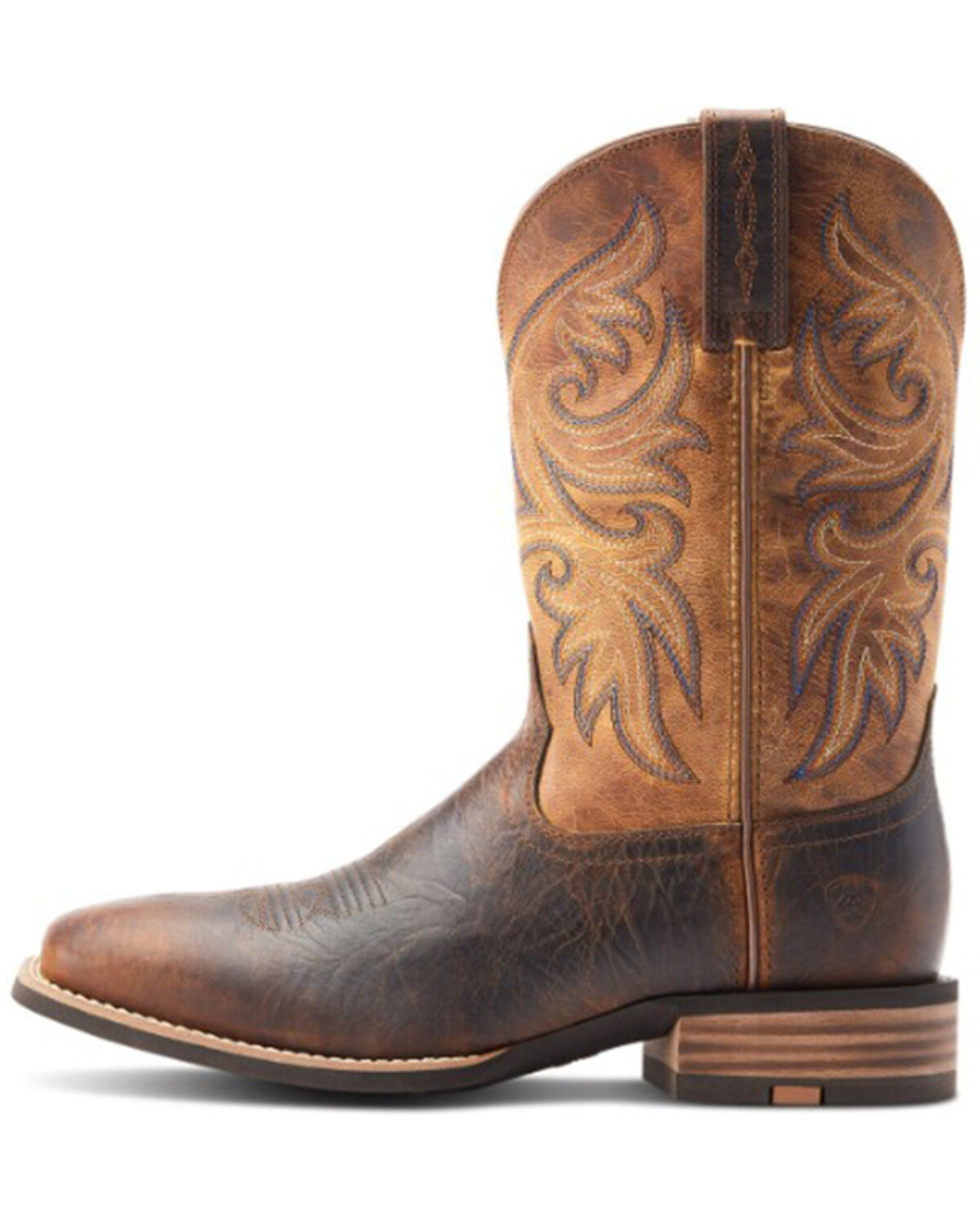 Image #2 - Ariat Men's Slingshot Bartop Western Performance Boots - Broad Square Toe, Brown, hi-res