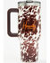 Image #1 - Boot Barn 40oz Howdy Tumbler with Handle , Brown, hi-res