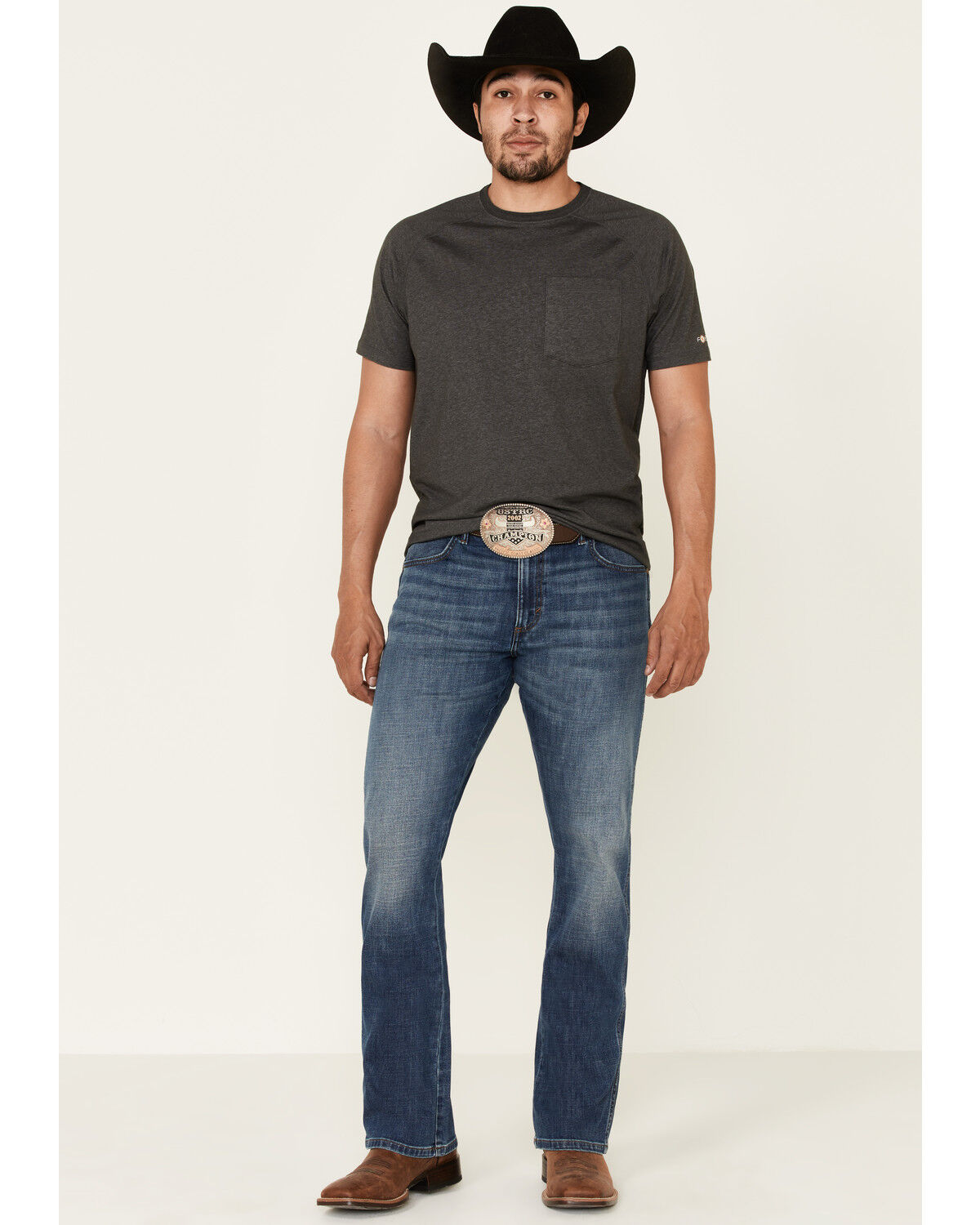 Image #1 - Wrangler Retro Men's Mustang Island Relaxed Bootcut Jeans , , hi-res