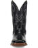 Image #4 - El Dorado Men's Nile Exotic Crocodile Western Boots - Broad Square Toe, Black, hi-res