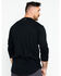 Image #2 - Hawx Men's Logo Crew Long Sleeve Work T-Shirt , Black, hi-res