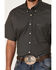 Rock & Roll Denim Men's Horseshoe Print Short Sleeve Button Down Western Shirt , Black, hi-res