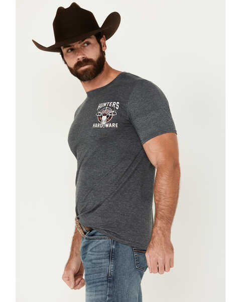 Image #4 - Cowboy Hardware Men's Eat Sleep Hunt Short Sleeve T-Shirt, Charcoal, hi-res