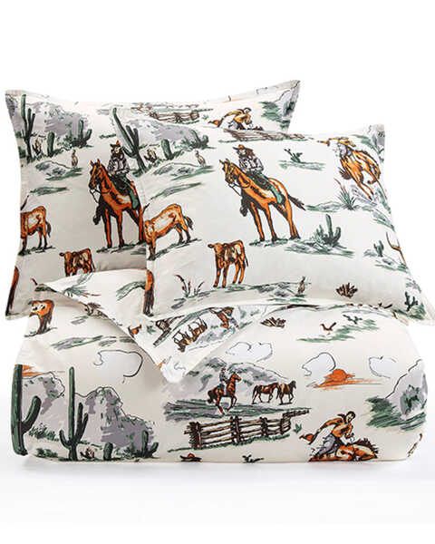 Image #3 - HiEnd Accents 3pc Ranch Life Reversible Comforter Bedding Set - Super Queen , Multi, hi-res