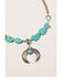 Shyanne Women's Midnight Sky Squash Blossom Turquoise Stone Necklace, Silver, hi-res