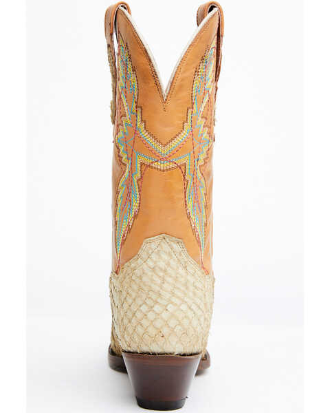 Image #5 - Dan Post Women's Queretaro Western Boots - Square Toe, Oryx, hi-res