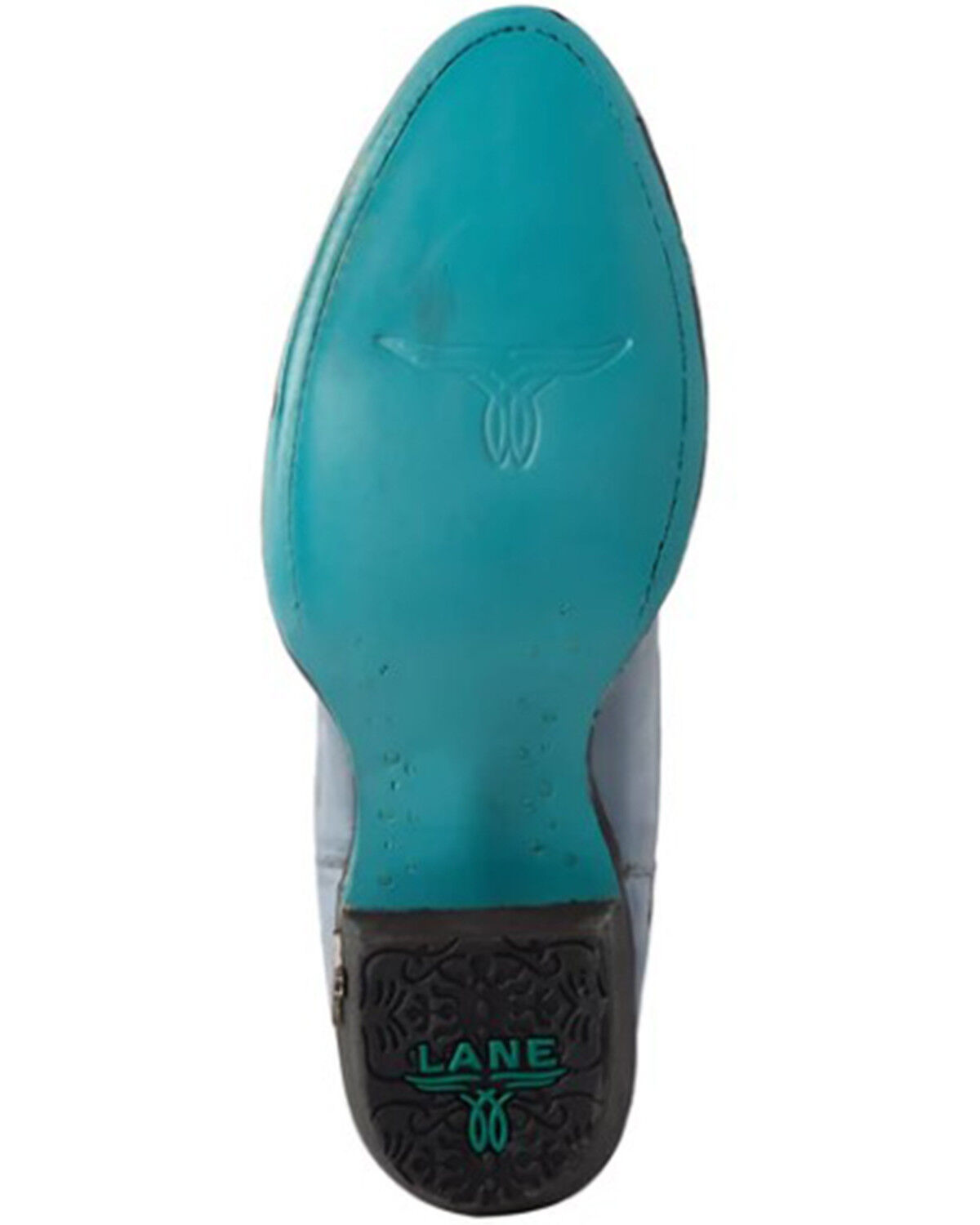 Image #7 - Lane Women's Plain Jane Tall Western Boots - Round Toe, Blue, hi-res