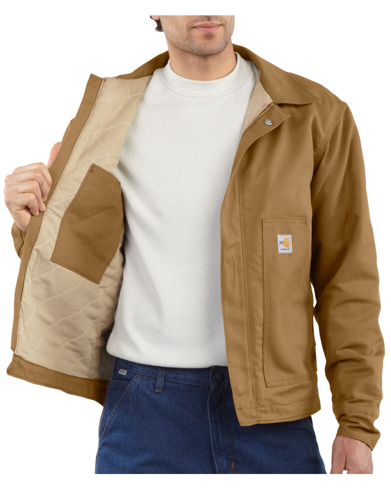 Carhartt Men's Flame-Resistant Canvas Dearborn Jacket - Big & Tall