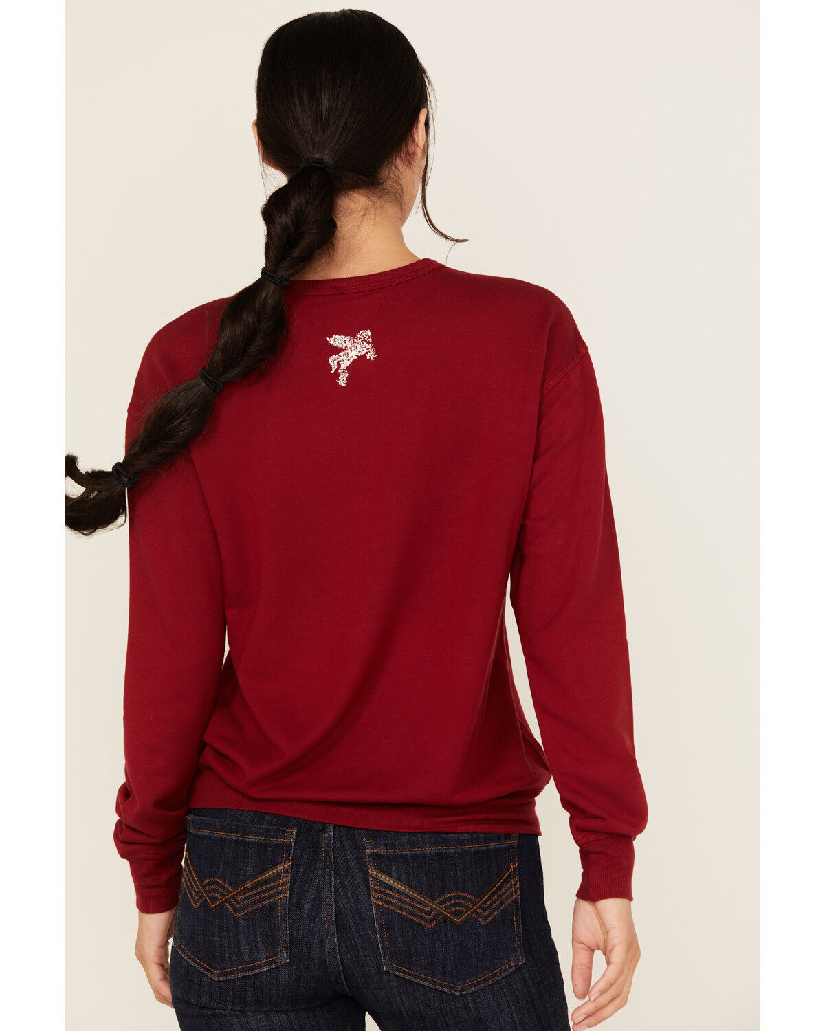 Image #4 - Idyllwind Women's Little Rock Lot of Country Pullover Sweatshirt, Wine, hi-res