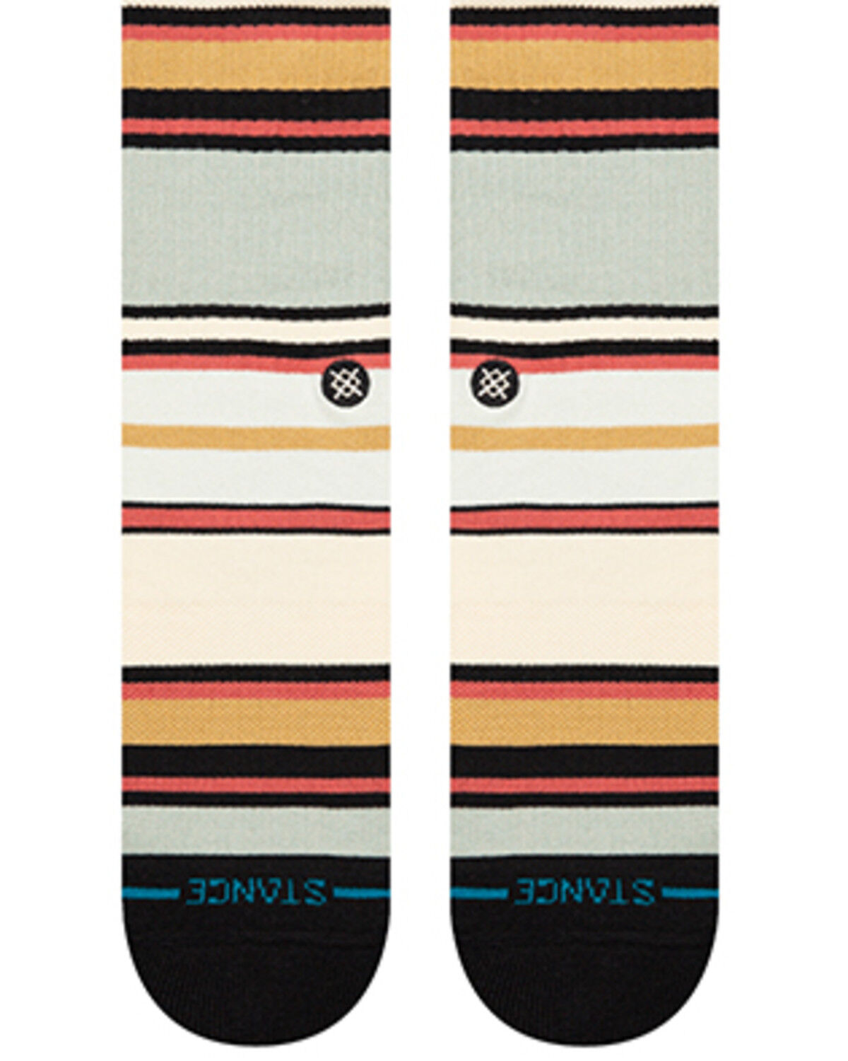 Image #2 - Stance Men's Mike Crew Socks, Blue, hi-res