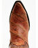 Image #6 - Dan Post Men's Exotic Ostrich Leg Western Boots - Snip Toe, Cognac, hi-res