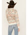 Image #4 - Shyanne Women's Southwestern Striped Pullover Hoodie , Caramel, hi-res